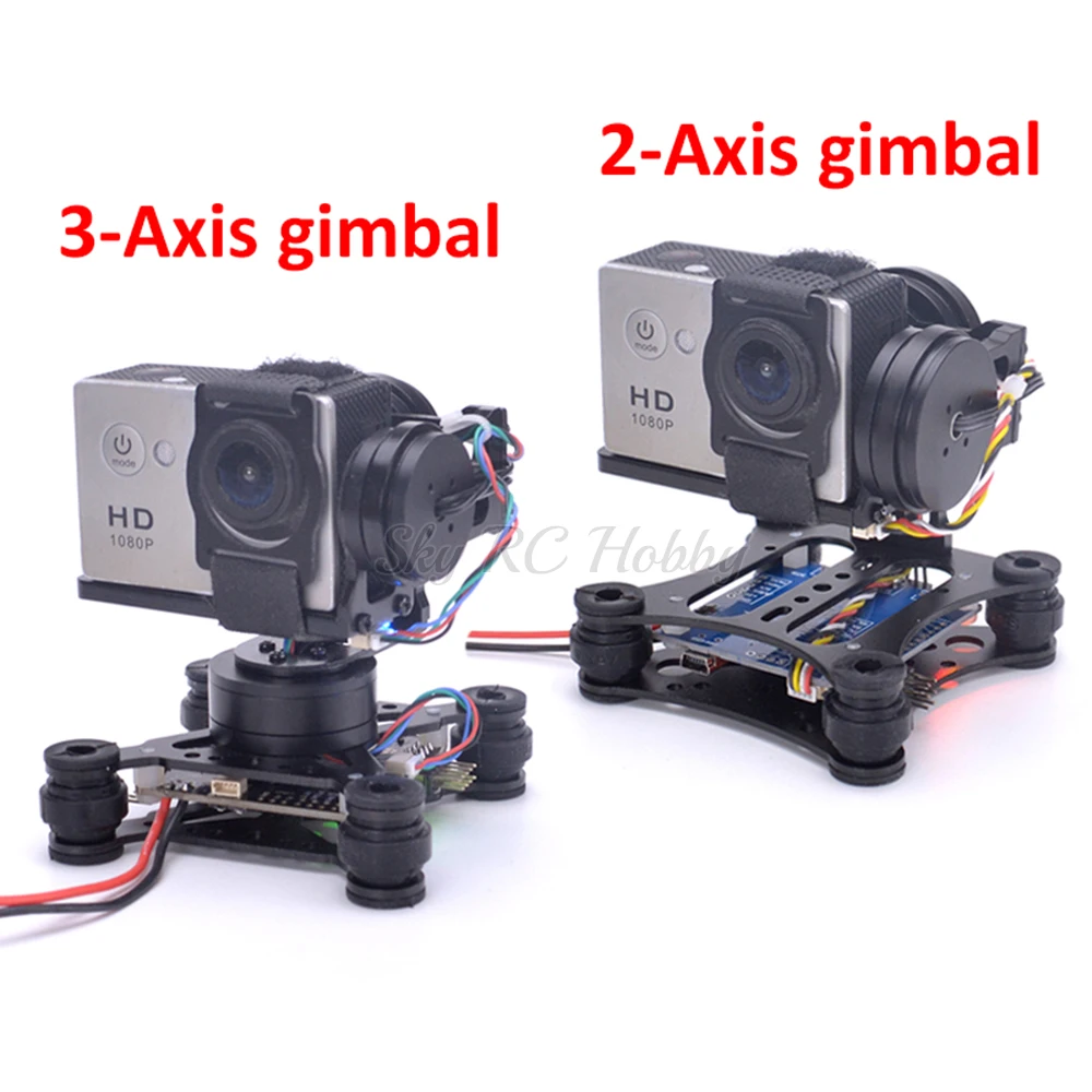Lightweight 2-Axis / 3-Axis Br - Drone Gimbal For Gopro Hero recension och pris