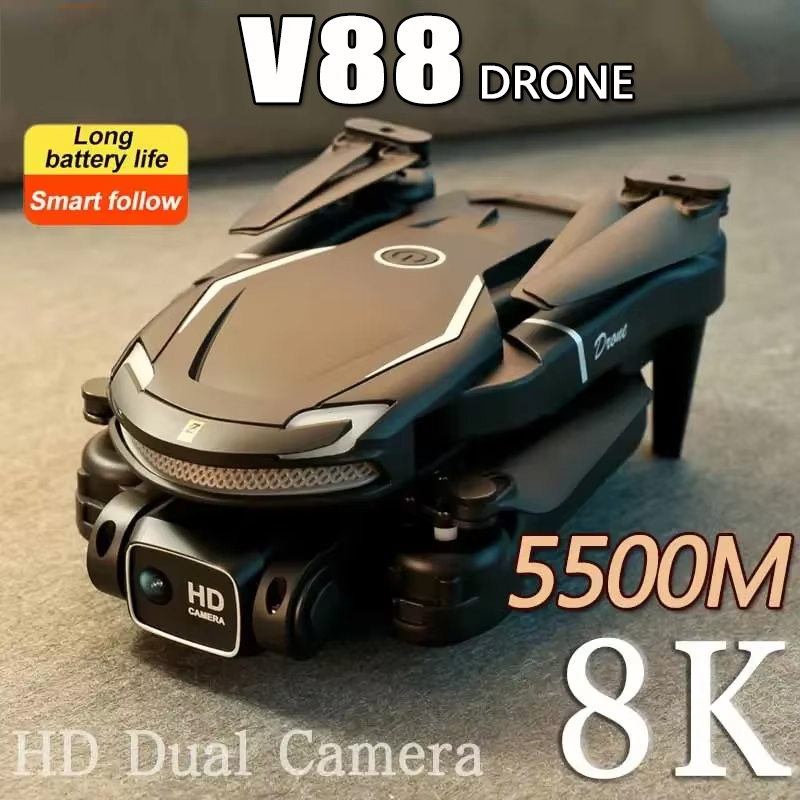 V88 Drone 8K 5G GPS Profession - Drone Gimbal Mount recension och pris