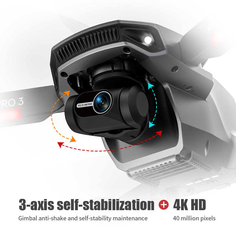 L106 Pro 3 Drone 5G WIFI FPV F - Drone Gimbal Brushless recension och pris