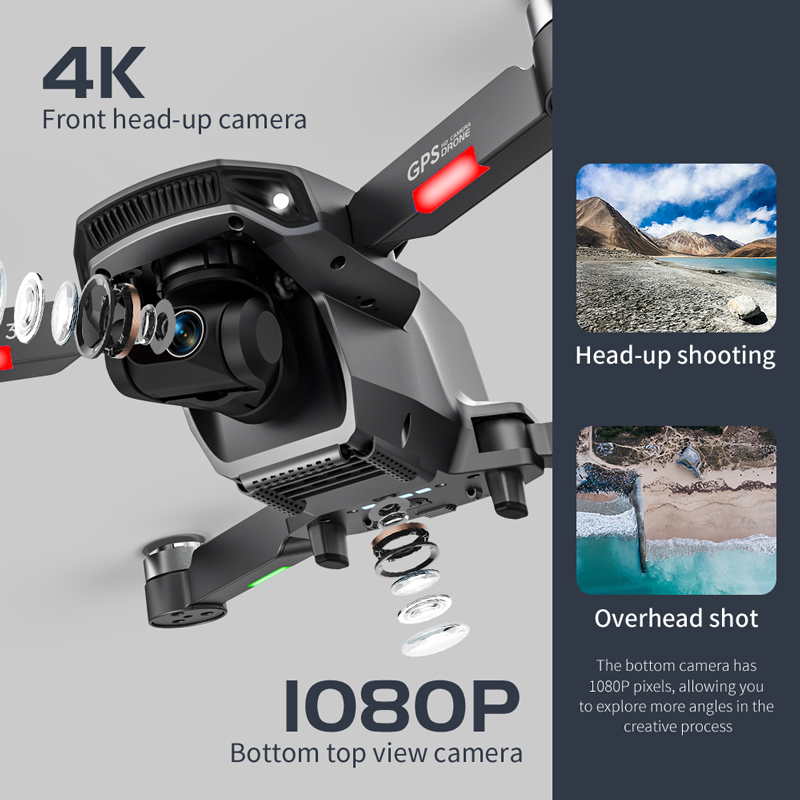 L106 Pro 3 Drone 5G WIFI FPV F - Drone Gimbal Brushless recension och pris